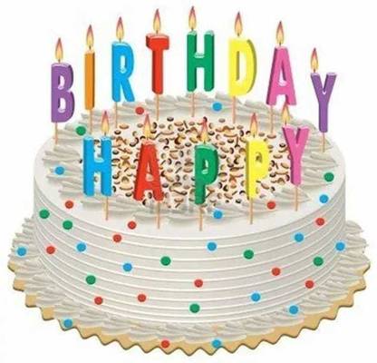 Letter Candles For Birthday Cakes