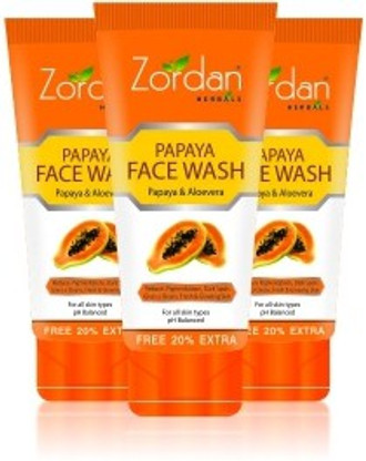 herbal papaya face wash