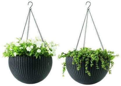 Vlog Bazar Hanging Pots For Plants And Flowers For Garden Balcony Plant Container Set Price In India Buy Vlog Bazar Hanging Pots For Plants And Flowers For Garden Balcony Plant Container - Hanging Plants For Balcony Online