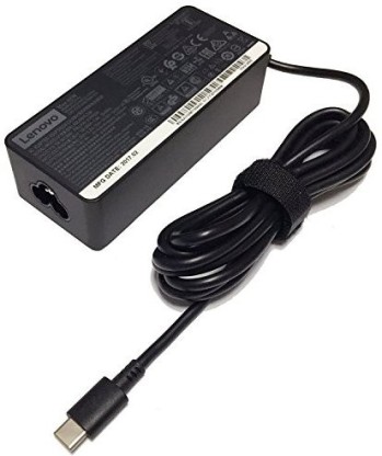Black In The Original Retail Packaging. Lenovo 65w USB Type C Ac Adapter 4X20M26268 With 2 Prong Power Cord Included 