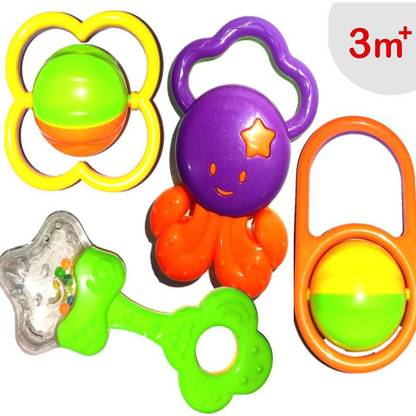Purple Baby Girl Rattle