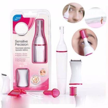 itrimmer veet Sensitive Ladies Touch Trimmer Eyebrow, Face, Underarms and  Bikini Hair Remover for Women |