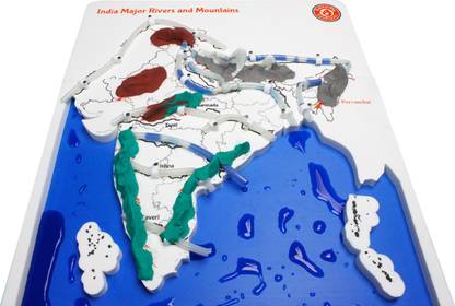 Mountain Map Of India
