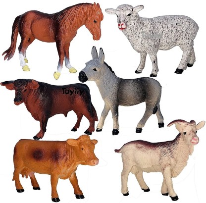 Realistic Animal Model Farm Model Figures Educational Learn Cognitive Toy 