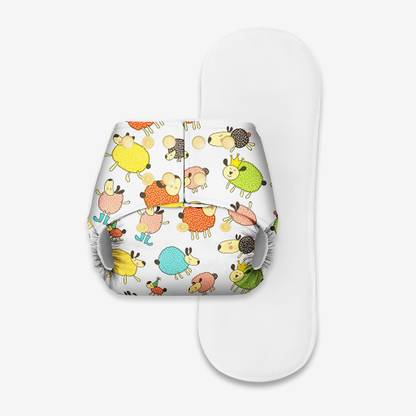 Superbottoms Basic Certified Soft Fleece Lined Pocket Cloth Diaper With 1 Wet Free Insert Freesize Reusable Adjustable Cloth Diaper Fits From 5 17 Kg Sheep Buy Baby Care Products In India Flipkart Com