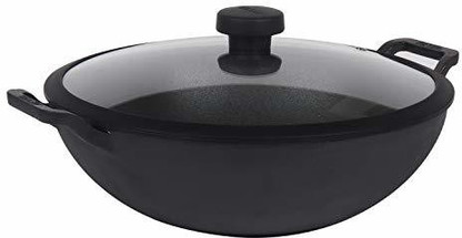 meyer cast iron kadai 30cm
