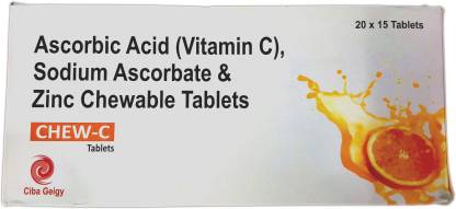 Chew C Vitamin C And Zinc Chewable Tablet Price In India Buy Chew C Vitamin C And Zinc Chewable Tablet Online At Flipkart Com