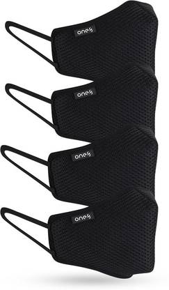 Download One8 Select Shield Reusable Washable Outdoor 4 Layered 3d Mesh Face Mask Pack Of 4