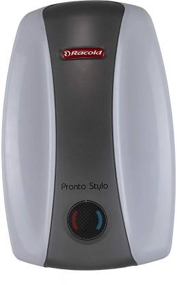 Racold 1 L Instant Water Geyser (PRONTO STYLO SS 1V-3KW, White)