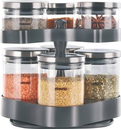 Borosil Classic Jar Set Of 7 300 Ml 600 Ml Glass Grocery Container Price In India Buy Borosil Classic Jar Set Of 7 300 Ml 600 Ml Glass Grocery Container Online At Flipkart Com