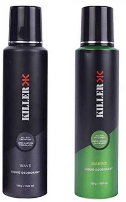 KILLER Wave and Marine Deodorant Spray - For Men & Women - Price in ...