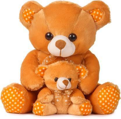 Guddeywala Mother And Baby Teddy Bear I Love You Jumbo For Some One Special 40cm Brown 40 Cm Mother And Baby Teddy Bear I Love You Jumbo For Some One