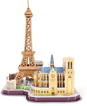 Cubicfun City Line Paris 3d Puzzle City Line Paris 3d Puzzle Shop For Cubicfun Products In India Flipkart Com