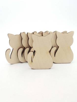 Whittlewud 10 Cat Wood Animal Shapes, Cats for Crafts, Wood Cut Shapes, Unfinished  Wood Animals Laser Cut, Wood Cutout Shapes, Wooden Shape, Wood Decor - 10  Cat Wood Animal Shapes, Cats for