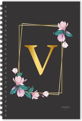 Escaper V Letter Diary Ruled A5 V Initial Diary V Alphabet Diary A5 Diary Ruled 160 Pages Price In India Buy Escaper V Letter Diary Ruled A5 V Initial