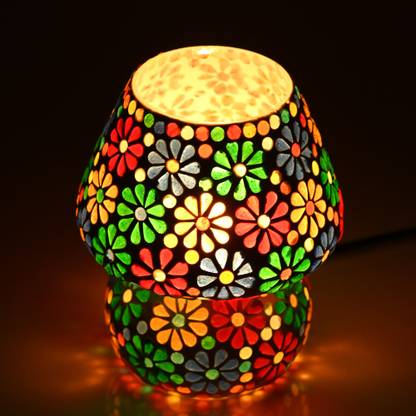 Flipkart Perfect Homes Decorative Colourful Glass Mosaic Night Table Lamp M15 In India At Com Decorative Colourful Glass Mosaic Night, Table Lamp For Bedroom Flipkart