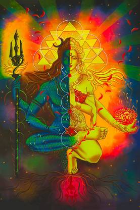 Lord Shiva Parvati Wall Poster | HD Poster for room decor Paper Print - Religious posters in India - Buy art, film, design, movie, music, nature and educational paintings/wallpapers at Lord Shiva Parvati Wall Poster | HD Poster for room decor Paper Print - Religious posters in India - Buy art, film, design, movie, music, nature and educational paintings/wallpapers at