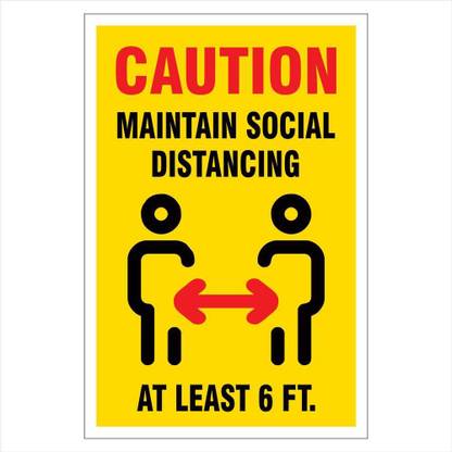 Dg Kraft Covid 19 Safety Signs Maintain Social Distancing Emergency Sign Price In India Buy Dg Kraft Covid 19 Safety Signs Maintain Social Distancing Emergency Sign Online At Flipkart Com
