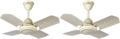 [Use UPI] Flipkart SmartBuy Turbo Kitchen 600 mm 4 Blade Ceiling Fan  (Ivory, Pack of 2)