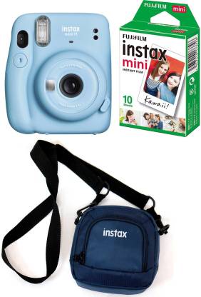 Fujifilm Instax Mini 11 Sky Blue With Pouch And 10 Shot Film Instant Camera Price In India Buy Fujifilm Instax Mini 11 Sky Blue With Pouch And 10 Shot Film Instant
