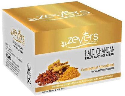 zevers facial massage cream