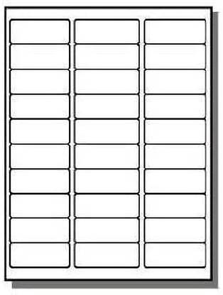 Etree A4 Size Multi Purpose White Self Adhesive Label/Sticker ...