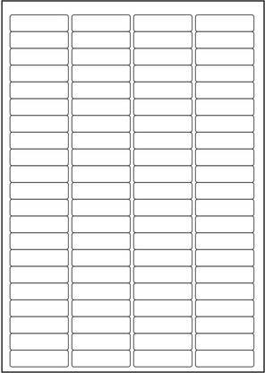 trendy-spark A4 Size White Self Adhesive Label/Sticker for ...