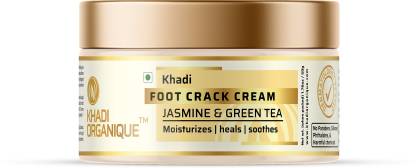 khadi ORGANIQUE JASMINE & GREEN TEA FOOT CRACK CREAM  (50 g, Set of 1)