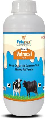 VETENEX Vutrocal Forte - Chelated Liquid Calcium Supplement for  Cattle,Cow,Buffalo,Poultry,Goat,Pig and Farm Animals - 1 LTR Pet Health  Supplements Price in India - Buy VETENEX Vutrocal Forte - Chelated Liquid  Calcium Supplement