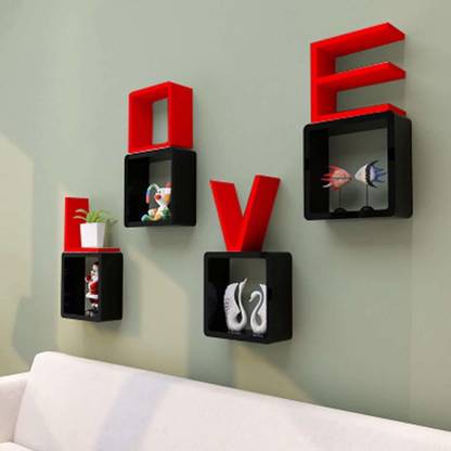 wallpapers Bed Bedroom Wall Shelf Decor worthy shoppee creative romantic love design wall shelf for bedroom combination shelf decorative frame living room wall shelves wooden wall shelf