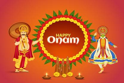 Happy Onam Poster Sticker For Wall 12x18 Inch Multi Color Beautifull Poster Design 01 Paper Print Nature Posters In India Buy Art Film Design Movie Music Nature And