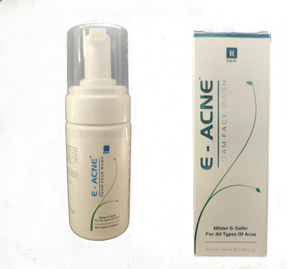 e acne face wash