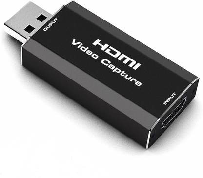 Hle Hdmi Capture Cards 1080p Hdmi To Usb Record To Dslr Camcorder Action Cam Computer For Gaming Streaming Teaching Video Conference Or Live Broadcasting Ezcap 02 Hdmi Connector Price In India Buy Hle