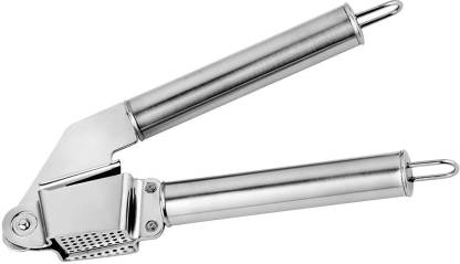 Stainless Steel Manual Garlic Press Crusher Squeezer Tool Masher d Kitchen E6V2