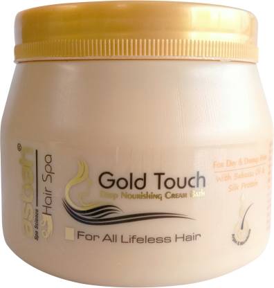 Asbah Natural Gold Touch Deep Nourishing Hair Spa Cream for Anti-hair fall,  frizzy and curly hair - Price in India, Buy Asbah Natural Gold Touch Deep  Nourishing Hair Spa Cream for Anti-hair