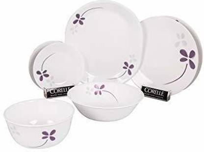 CORELLE Pack of 21 Glass Dinner Set Price in India - Buy CORELLE Pack