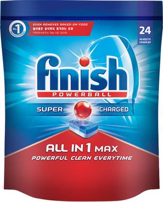 finish all in 1 max powerball dishwasher tablets dishwashing detergent