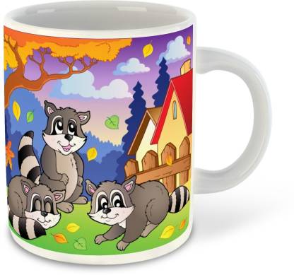 whats your kick Animal Cartoons, Inspiration Printed White Inner Colour  Ceramic Coffee- funny, Cartoons, Best Gift | For Kids, Unique Gifts (Multi  22) Ceramic Coffee Mug Price in India - Buy whats