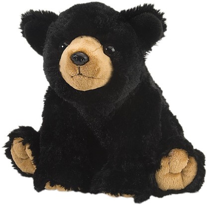 Wild Republic Black Bear Plush Stuffed Animal Cuddlekins 8 Cuddlekins 8 10832 Gifts for Kids Plush Toy