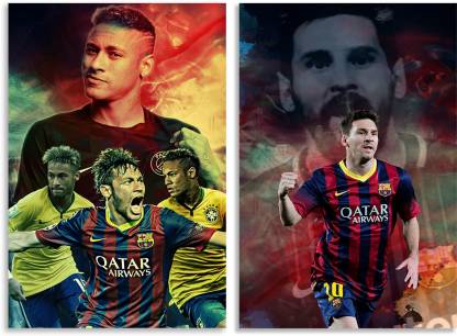 messi and neymar in b