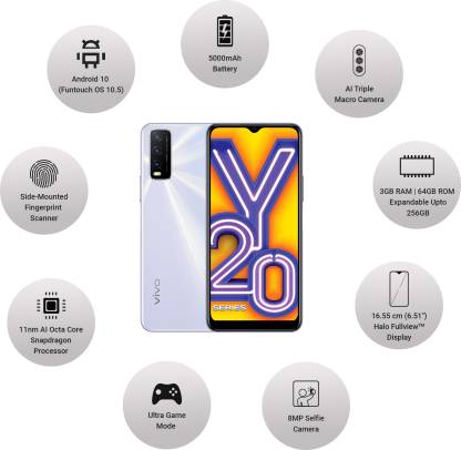 Vivo Y20i - vivo phones Under 10000