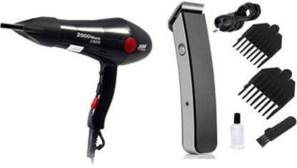 mahavir Eco products 2000 Watts Professional Hair Dryer 2800 hair dryers  with 2 Switch Steel Blade Rechargeable Trimmer for Hair and beard Cordless  Beard Men And woman Personal Care Appliance Combo Price
