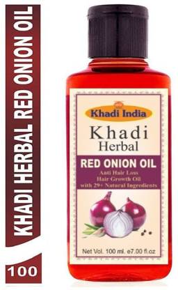 KHADI Herbal Red onion anti hair loss hair growth oil with Keratin Infused  Hair Oil