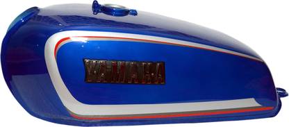 The One Custom Fuel Tank Assy Yamaha Rx135 Blue With Silver Lining Bike Tank Pad Price In India Buy The One Custom Fuel Tank Assy Yamaha Rx135 Blue With Silver Lining