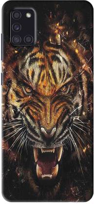 NDCOM Back Cover for Samsung Galaxy A31 Tiger Roar Printed