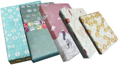 10 SHEETS OF ASSORTED CHILDRENS BIRTHDAY WRAPPING PAPER 