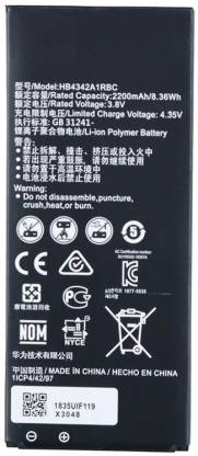 Initiatief bezoeker Kwaadaardig GIFFEN Mobile Battery For Huawei Honor 4A / Honor 5A / Y5II / Y5II 2 /  Ascend 5+ / Ascend 5 plus Y6 LYO-L21 SCL-AL00 SCL-TL00 ( HB4342A1R ) Price  in India -
