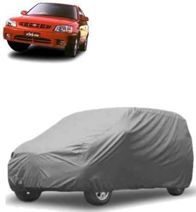 MotohunK Car Cover For Hyundai Accent Viva (Without Mirror Pockets)