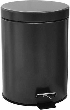 Mofna Mofna Stainless Steel Black Pedal Dustbin Trash can ...