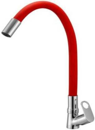 Floyd Prime Flexible Swan Neck Red For Kitchen Sink Wash Basin Faucets Pillar Tap Faucet Pillar Tap Faucet Price In India Buy Floyd Prime Flexible Swan Neck Red For Kitchen Sink